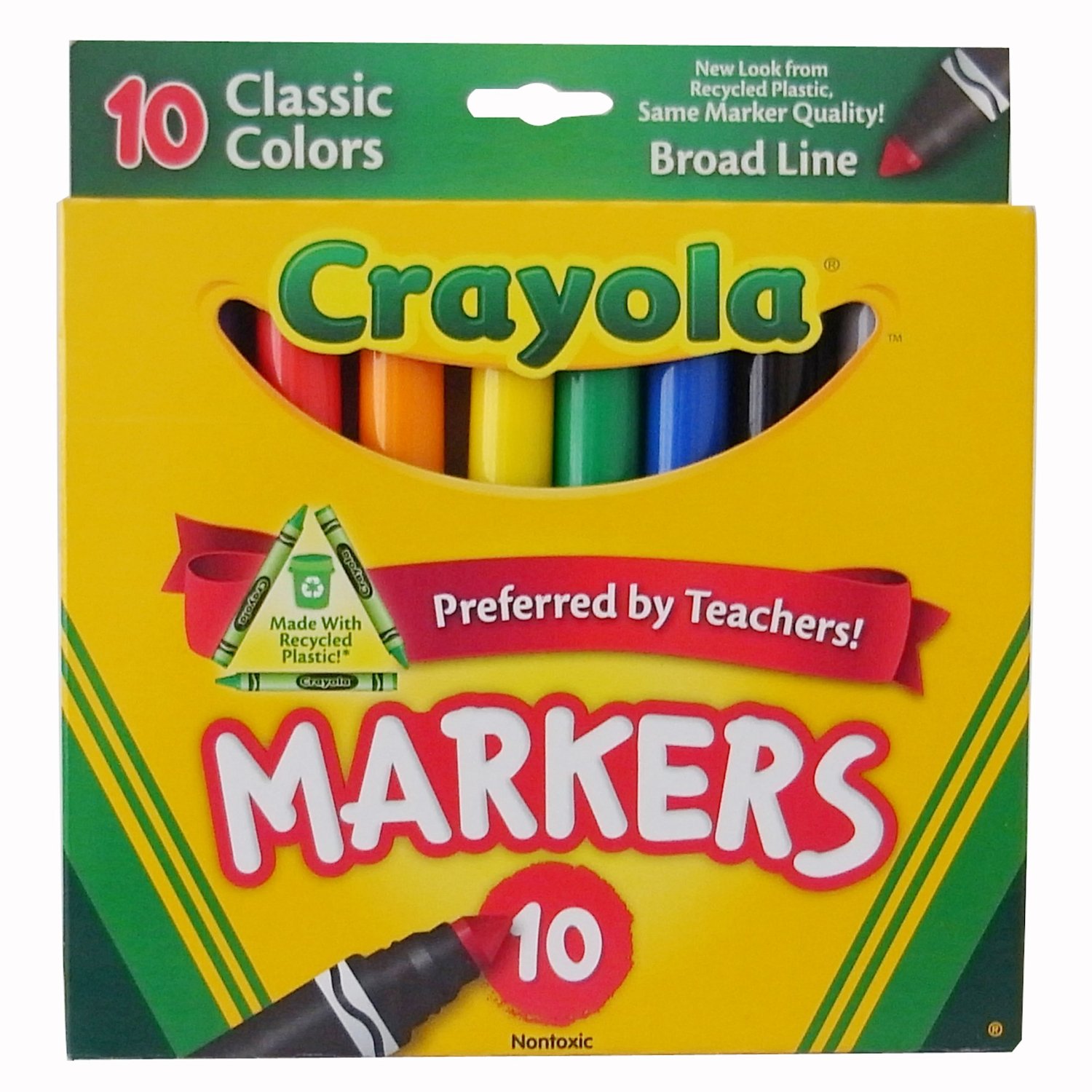 Marker Crayola Broadline Classic Pk10 Back 2 School Mackay